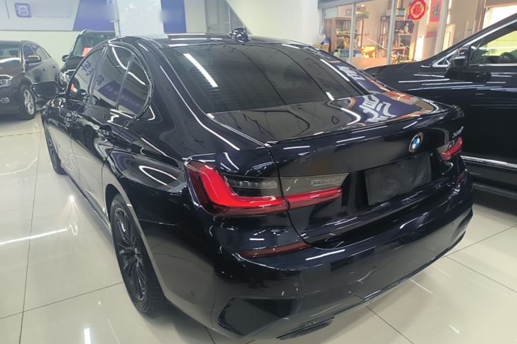 Used BMW 3 Series 2022 325i M Sport Night Edition Package Rear Left 45 Deg