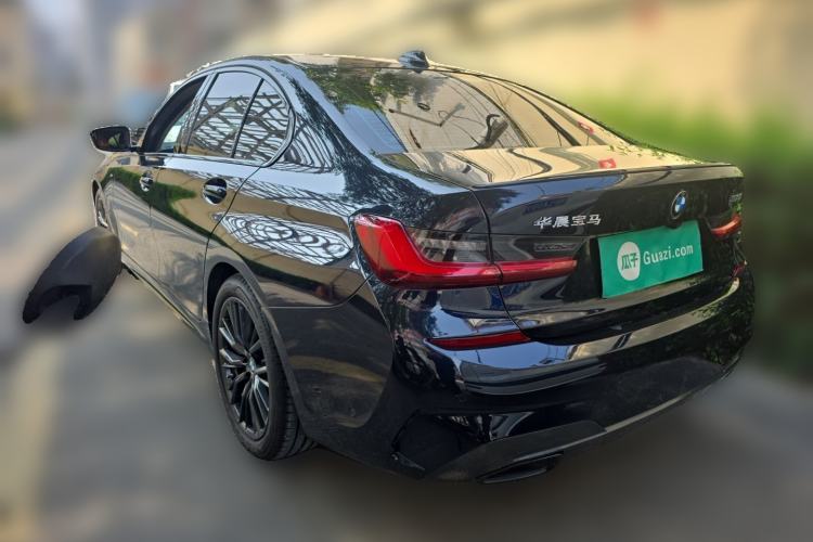 Used BMW 3 Series 2022 325i M Sport Night Edition Package Rear Left 45 Deg