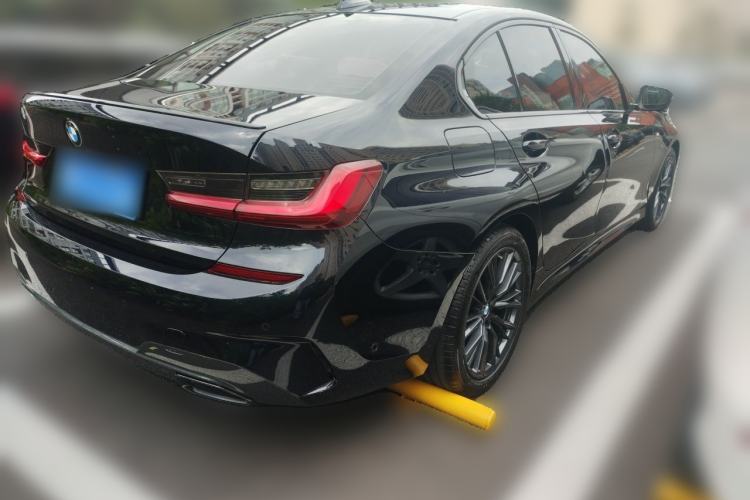 Used BMW 3 Series 2022 325i M Sport Night Edition Package Rear Right 45 Deg