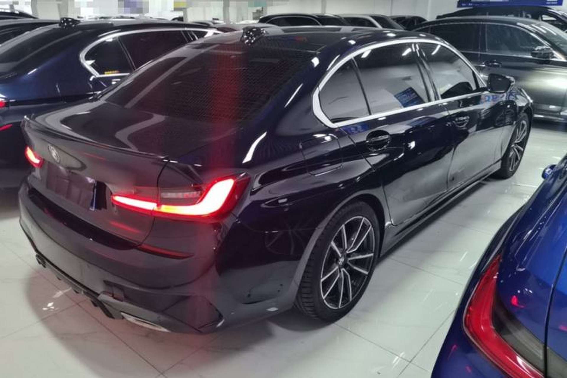 Used BMW 3 Series 2022 Updated 325Li M Sport Package Rear Right 45 Deg