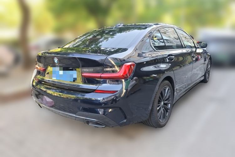 Used BMW 3 Series 2022 Restyled 325Li M Sport Night Edition Package Rear Right 45 Deg