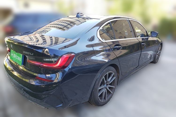 Used BMW 3 Series 2022 320Li M Sport Package Rear Right 45 Deg
