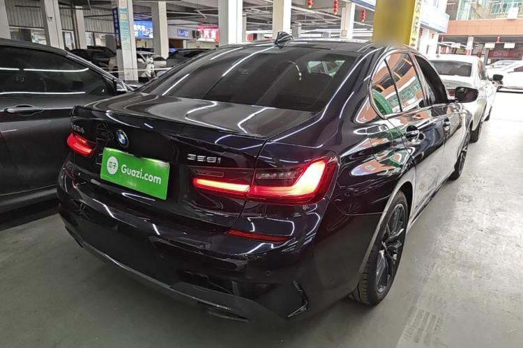 Used BMW 3 Series 2022 325i M Sport Night Edition Package Rear Right 45 Deg