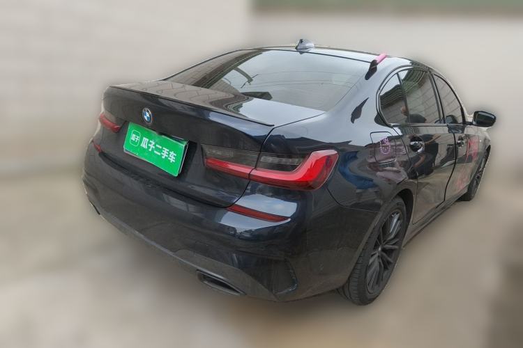 Used BMW 3 Series 2022 Restyled 325Li M Sport Night Edition Package Rear Right 45 Deg