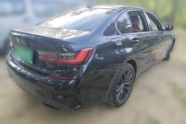 Used BMW 3 Series 2022 330Li xDrive M Sport Night Edition Package Rear Right 45 Deg