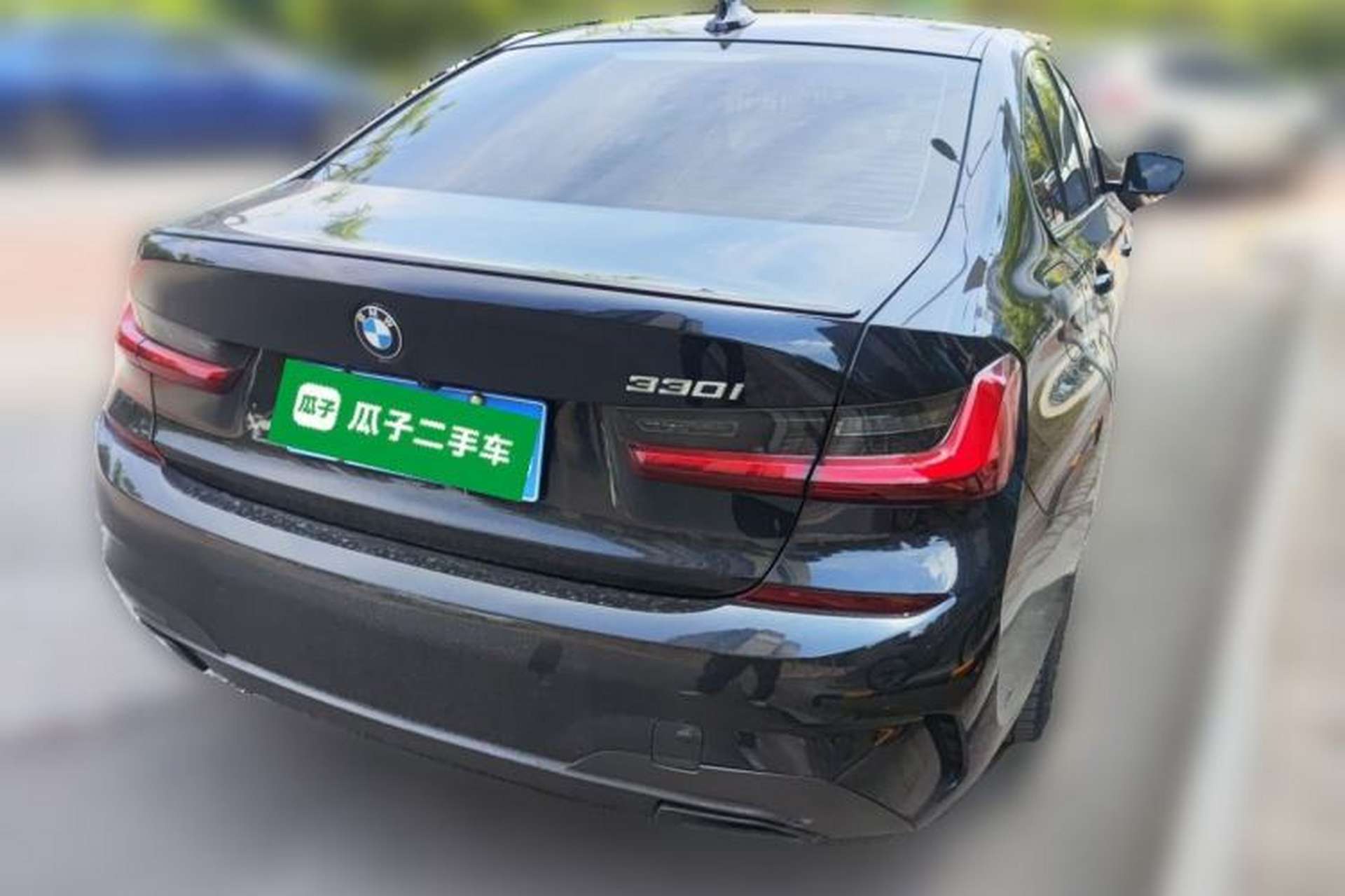Used BMW 3 Series 2022 Updated 330i M Sport Night Edition Package Rear Right 45 Deg