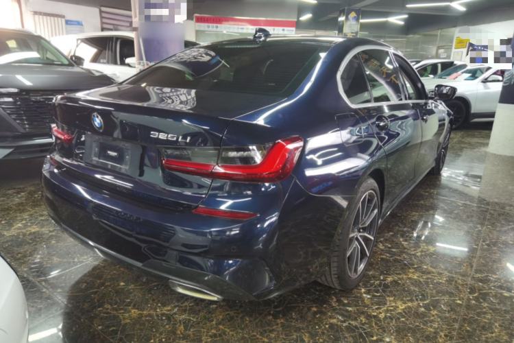 Used BMW 3 Series 2022 325Li M Sport Package Rear Right 45 Deg