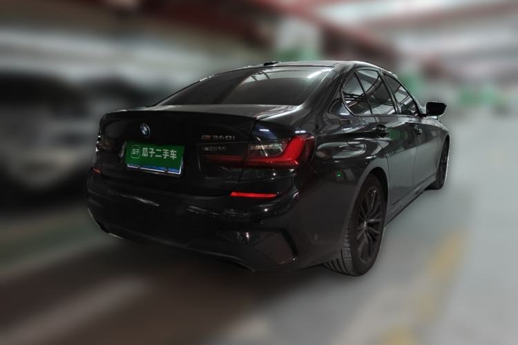 Used BMW 3 Series 2022 330i M Sport Night Edition Rear Right 45 Deg