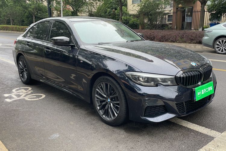 Used BMW 3 Series 2022 325i M Sport Night Edition Package Rear Right 45 Deg