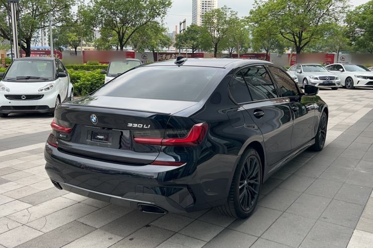 Used BMW 3 Series 2022 Restyled 330Li xDrive M Sport Night Edition Package Rear Right 45 Deg