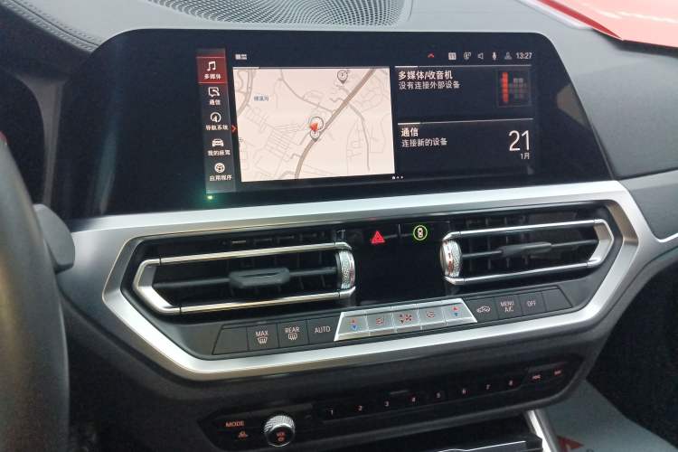 Used BMW 3 Series 2022 325i M Sport Package Audio And AC Panel
