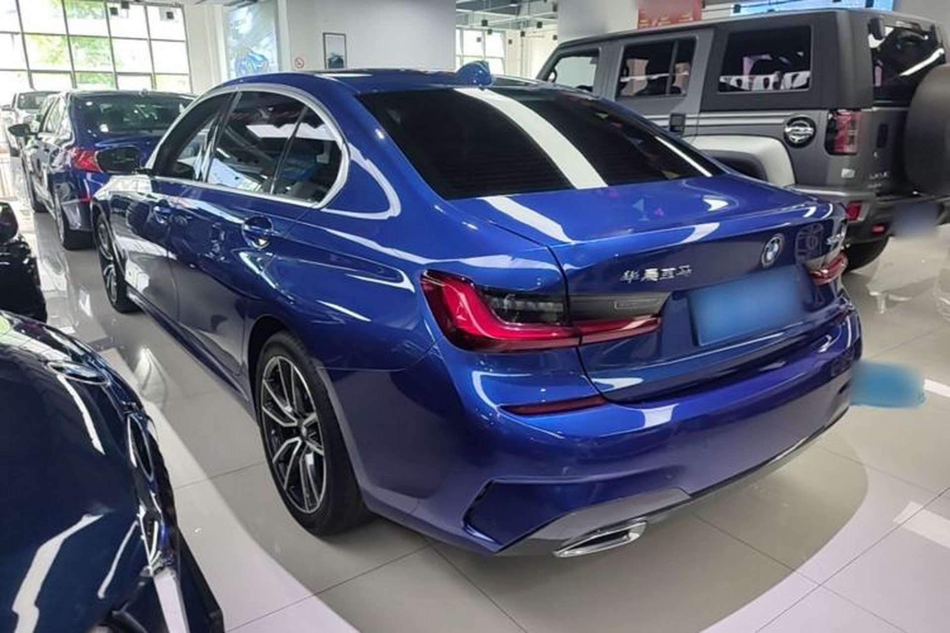 Used BMW 3 Series 2022 325Li M Sport Package Rear Left 45 Deg