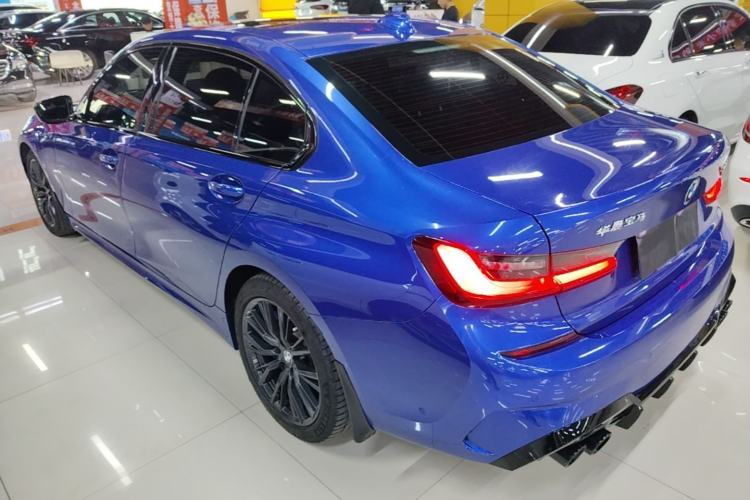 Used BMW 3 Series 2022 325Li M Sport Night Edition Package Rear Left 45 Deg