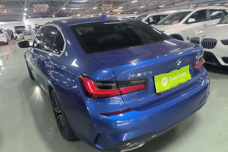 Used BMW 3 Series 2022 325Li M Sport Package Rear Left 45 Deg