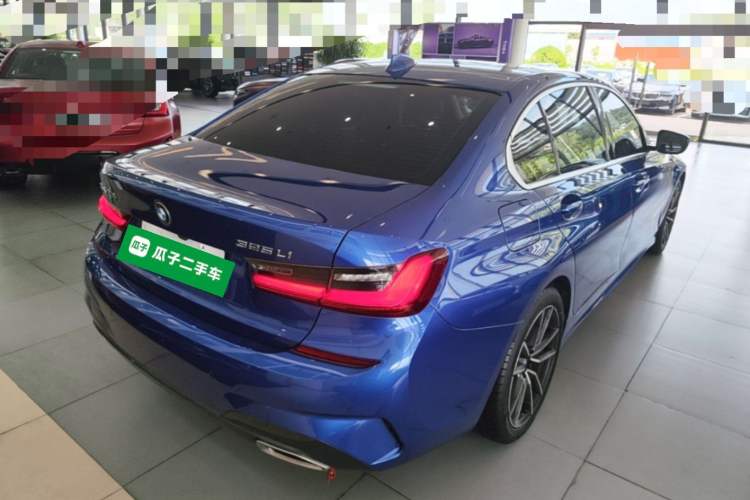 Used BMW 3 Series 2022 325Li M Sport Package Rear Right 45 Deg
