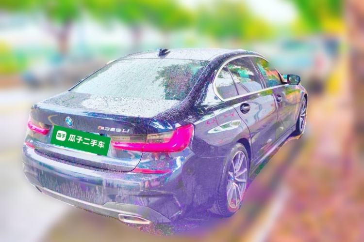 Used BMW 3 Series 2022 325Li M Sport Package Rear Right 45 Deg