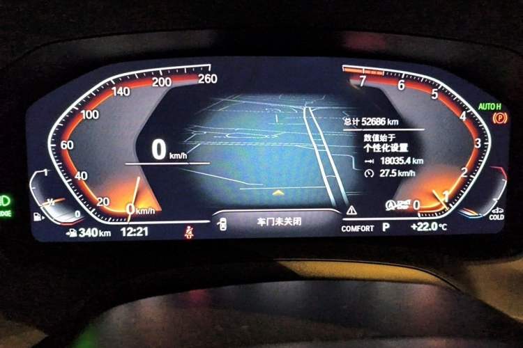 Used BMW 3 Series 2022 325Li M Sport Night Edition Package Instrument Cluster