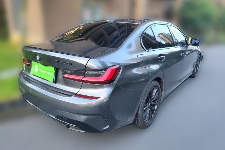 Used BMW 3 Series 2022 325Li M Sport Night Edition Package Rear Right 45 Deg