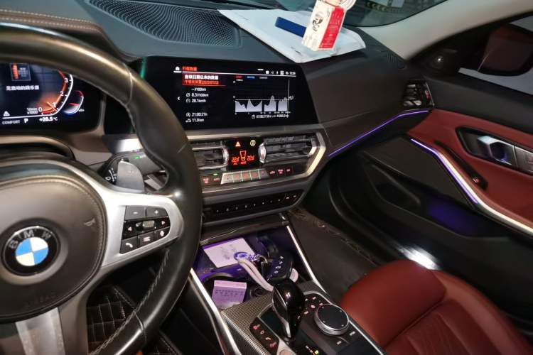 Used BMW 3 Series 2022 Restyled 325Li M Sport Night Edition Package Audio And AC Panel