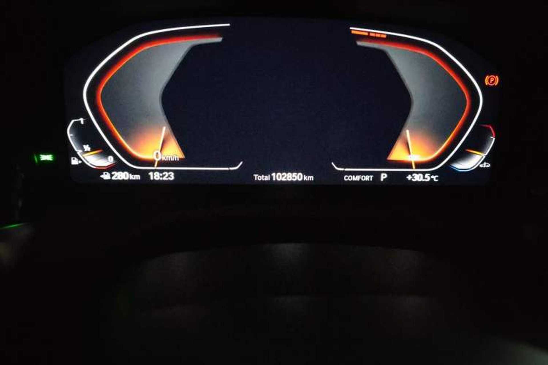 Used BMW 3 Series 2022 325Li M Sport Package Odometer Close Up