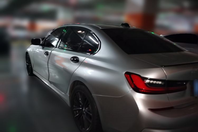 Used BMW 3 Series 2022 Restyled 325Li M Sport Night Edition Package Rear Left 45 Deg