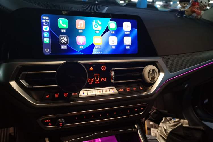 Used BMW 3 Series 2022 325Li M Sport Night Edition Package Audio And AC Panel