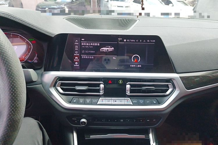 Used BMW 3 Series 2022 325Li M Sport Package Audio And AC Panel