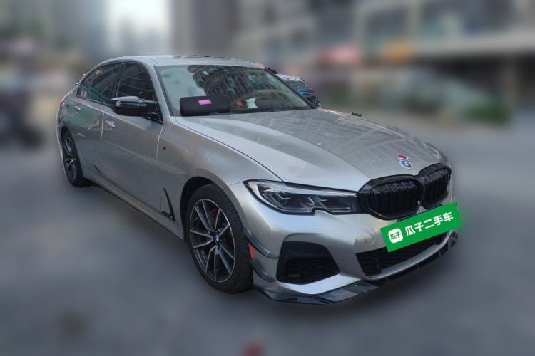 Used BMW 3 Series 2022 325Li M Sport Package Front Right 45 Deg