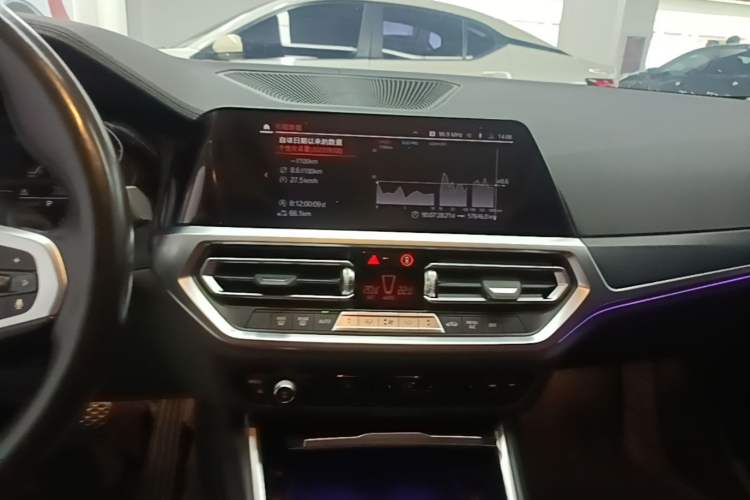 Used BMW 3 Series 2022 Updated 325i M Sport Package Audio And AC Panel