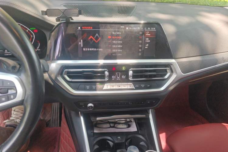 Used BMW 3 Series 2022 Updated 325i M Sport Package Audio And AC Panel