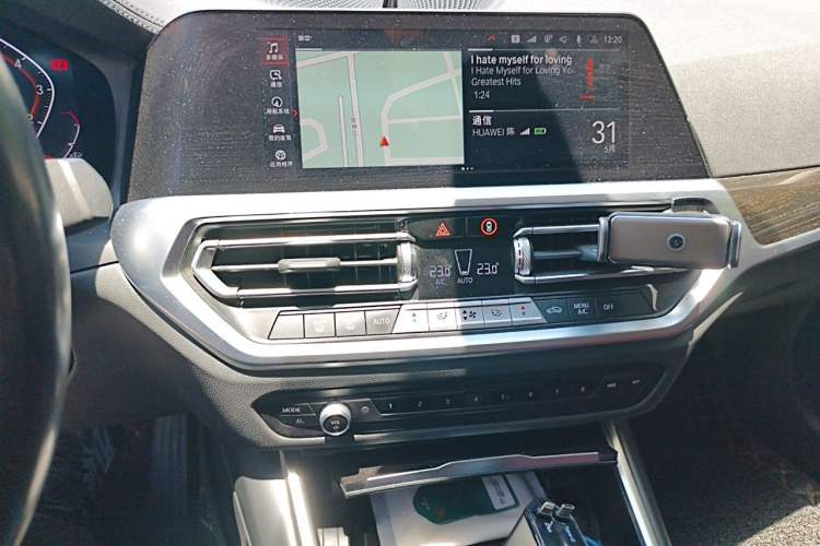 Used BMW 3 Series 2022 325Li M Sport Package Audio And AC Panel
