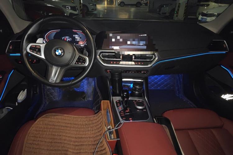 Used BMW 3 Series 2022 325i M Sport Night Edition Package Center Console