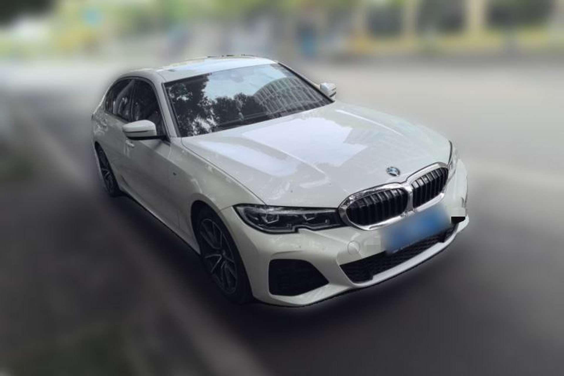 Used BMW 3 Series 2022 325Li M Sport Package Front Right 45 Deg