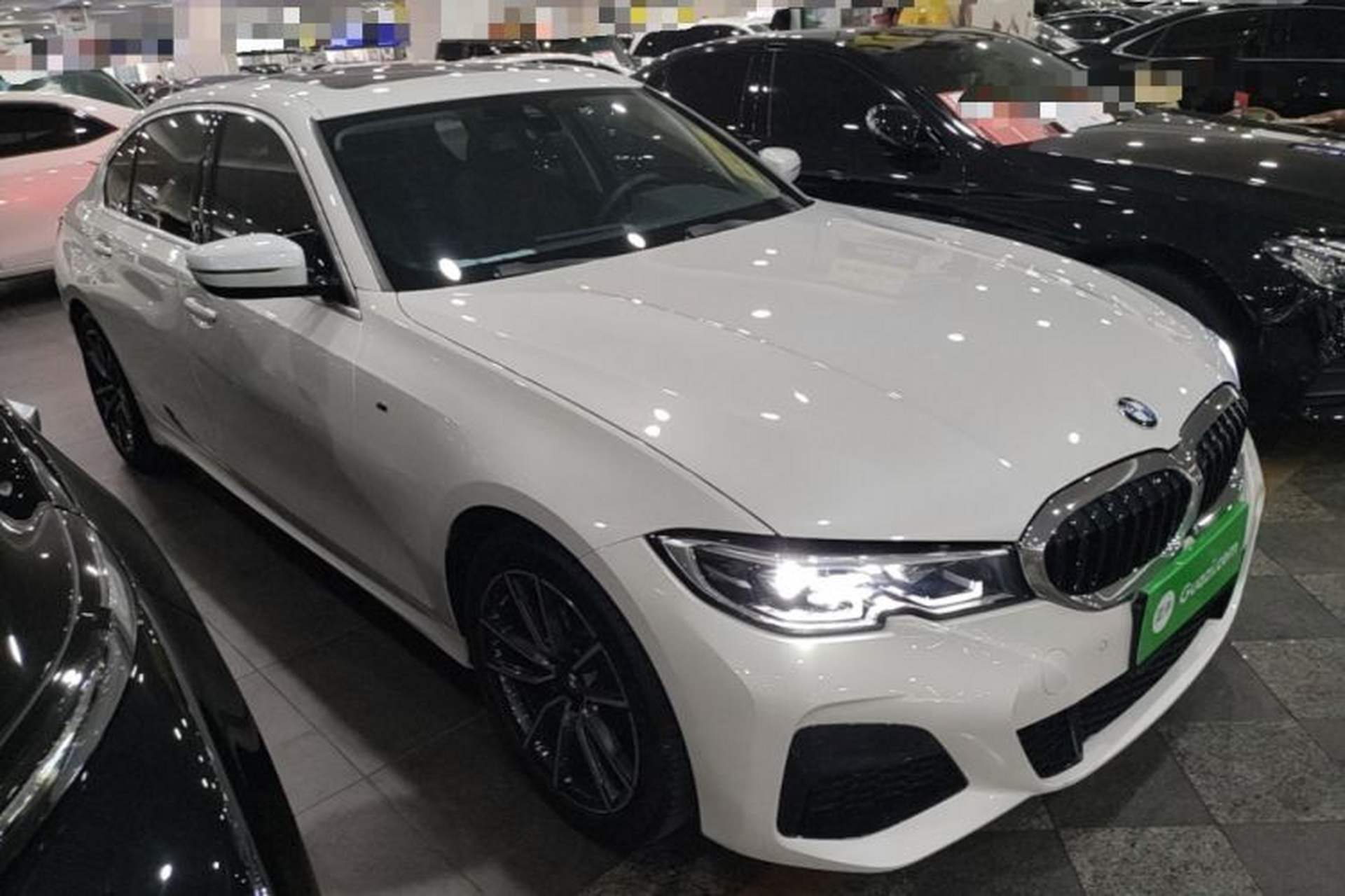 Used BMW 3 Series 2022 325Li M Sport Package Front Right 45 Deg