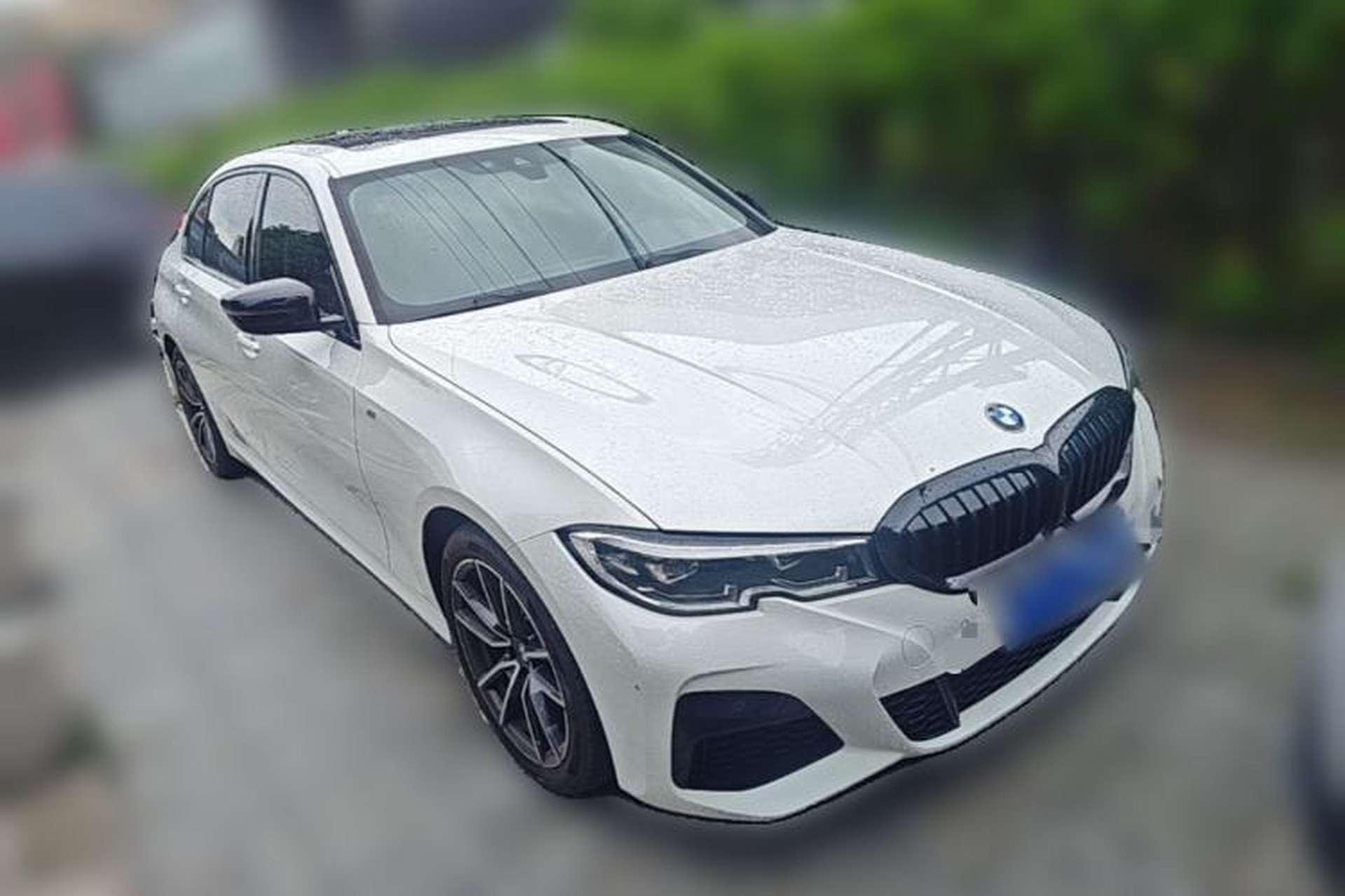 Used BMW 3 Series 2022 325Li M Sport Package Front Right 45 Deg