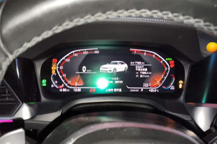 Used BMW 3 Series 2022 325Li M Sport Night Edition Package Instrument Cluster