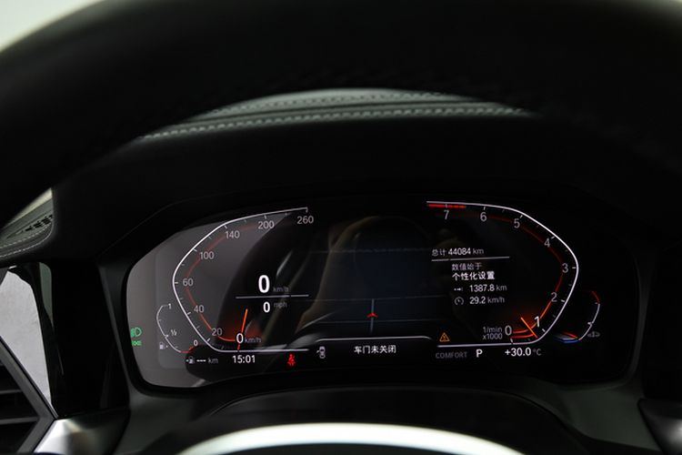 Used BMW 3 Series 2022 320Li M Sport Package Odometer Close Up