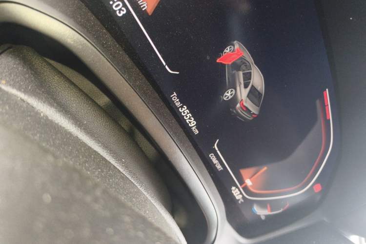 Used BMW 3 Series 2022 320Li M Sport Package Odometer Close Up