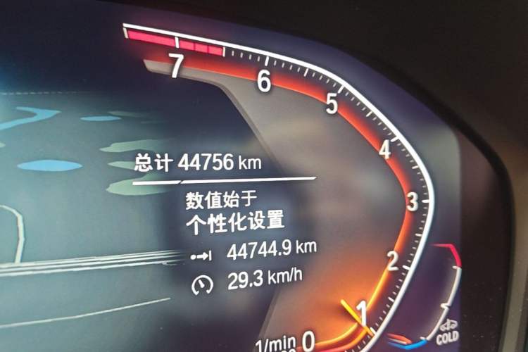 Used BMW 3 Series 2022 325Li M Sport Package Odometer Close Up
