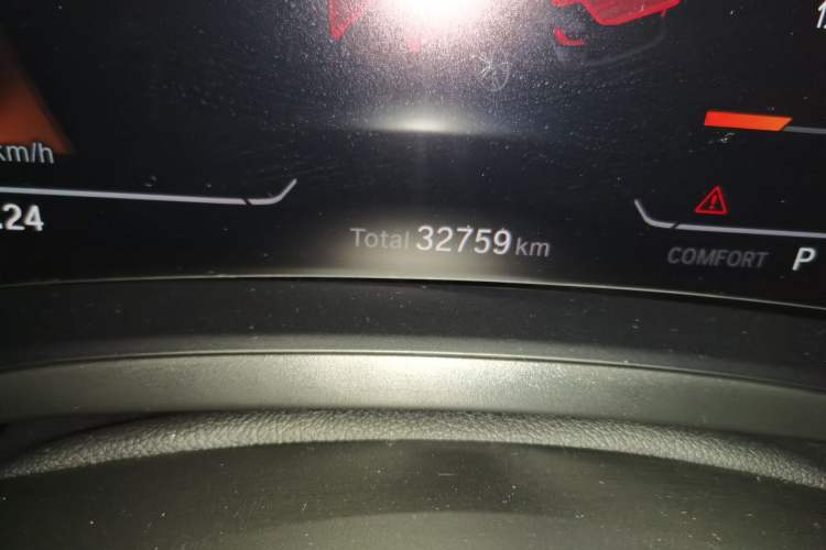 Used BMW 3 Series 2022 325i M Sport Night Edition Package Odometer Close Up