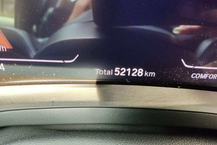 Used BMW 3 Series 2022 Updated 325Li M Sport Package Odometer Close Up