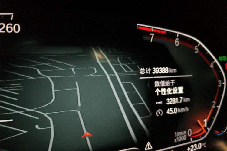 Used BMW 3 Series 2022 325i M Sport Package Odometer Close Up