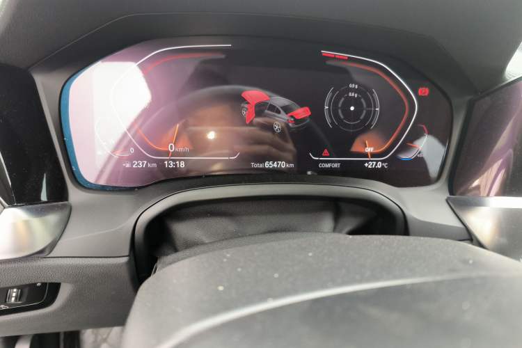 Used BMW 3 Series 2022 325Li M Sport Night Edition Package Odometer Close Up