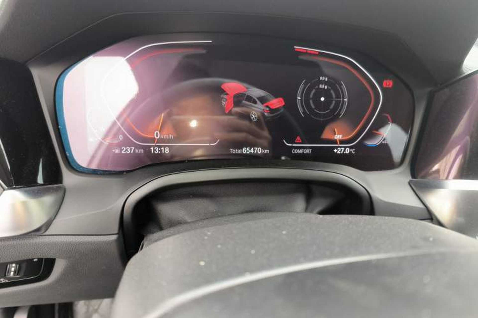 Used BMW 3 Series 2022 325Li M Sport Night Edition Package Odometer Close Up
