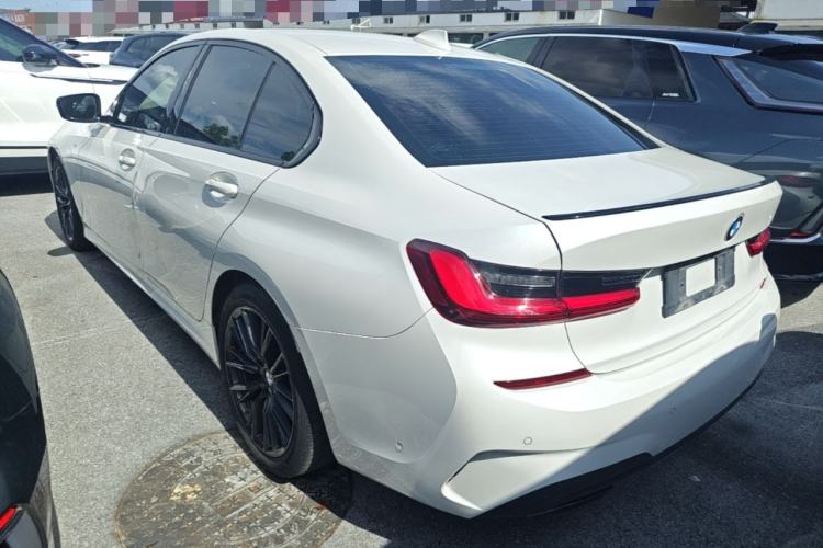 Used BMW 3 Series 2022 325i M Sport Night Edition Package Rear Left 45 Deg