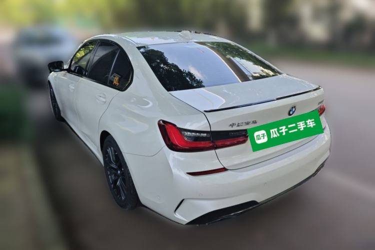 Used BMW 3 Series 2022 325i M Sport Night Edition Package Rear Left 45 Deg