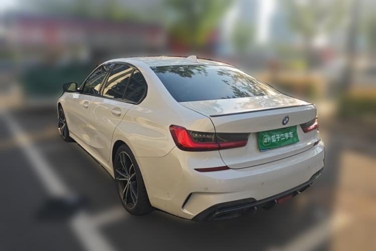 Used BMW 3 Series 2022 325i M Sport Night Edition Package Rear Left 45 Deg