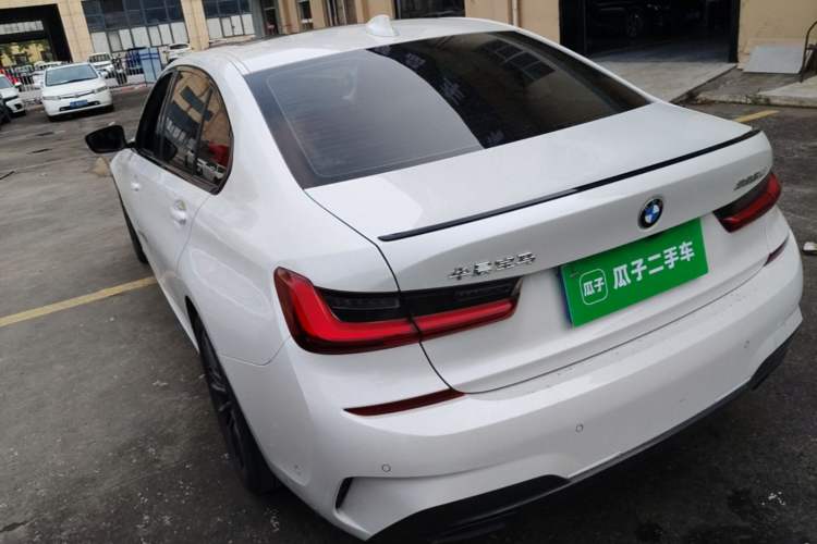 Used BMW 3 Series 2022 325Li M Sport Night Edition Package Rear Left 45 Deg