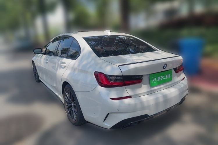 Used BMW 3 Series 2022 325i M Sport Night Edition Package Rear Left 45 Deg