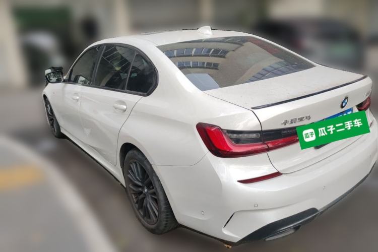 Used BMW 3 Series 2022 Restyled 325Li M Sport Night Edition Package Rear Left 45 Deg
